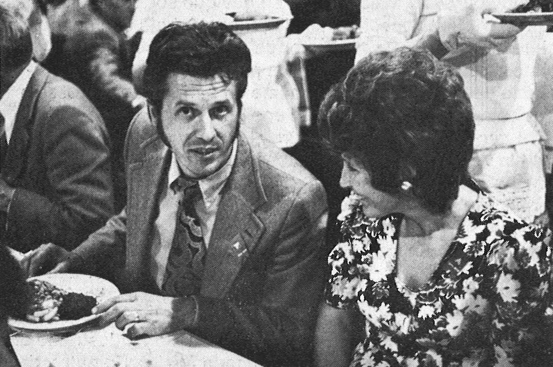 Bankett Nahaufnahme Luzern 1974